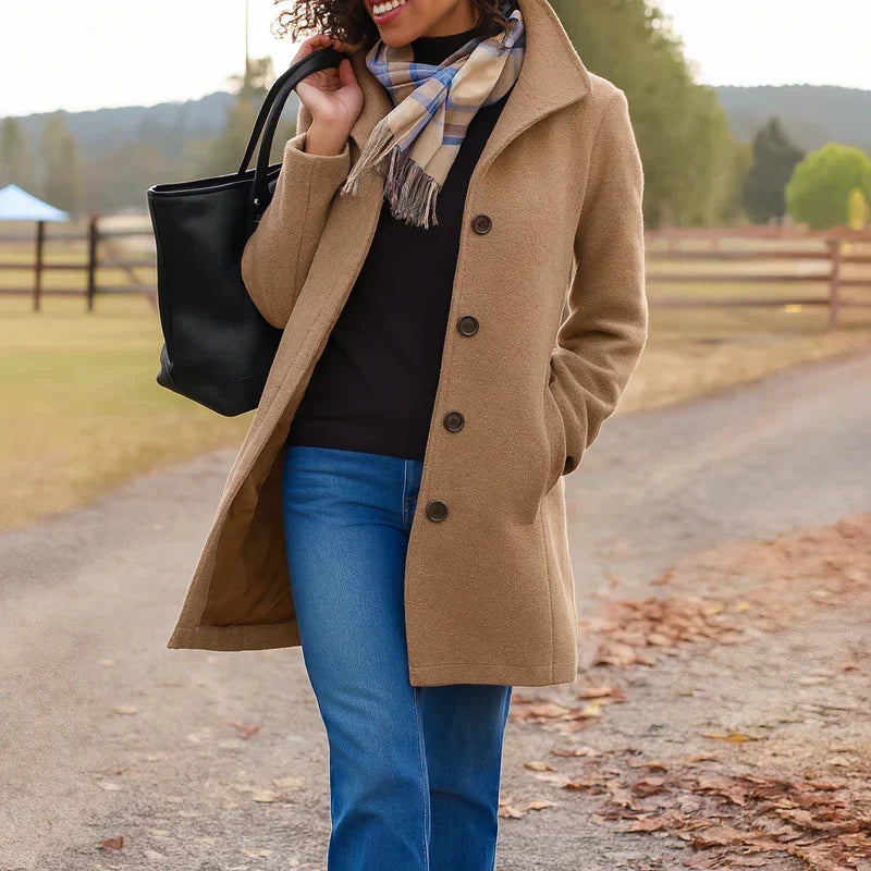 Rose | Coat with One Button