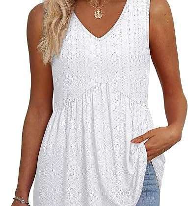 Eliora - Effortless Flowy Sleeveless Tank Top
