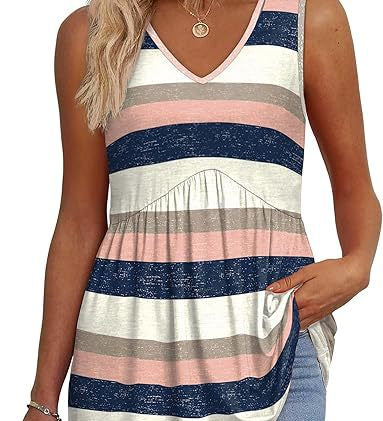 Eliora - Effortless Flowy Sleeveless Tank Top