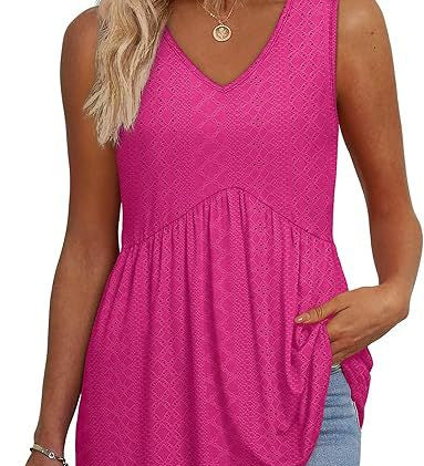 Eliora - Effortless Flowy Sleeveless Tank Top