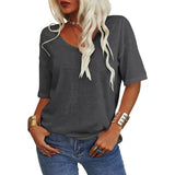 Krisanta - Loose Lightweight Minimalist T-Shirt