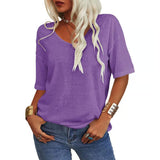 Krisanta - Loose Lightweight Minimalist T-Shirt