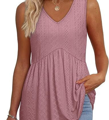 Eliora - Effortless Flowy Sleeveless Tank Top