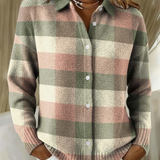 Grace - Pastel Checked Cardigan