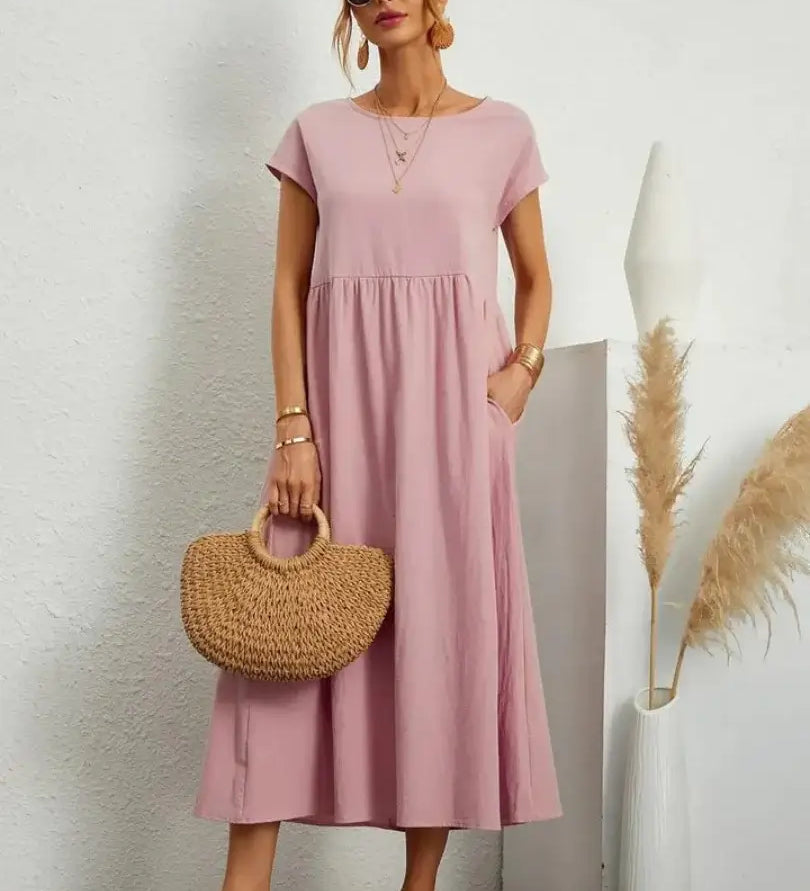 Celine - Midi Dress with Pockets