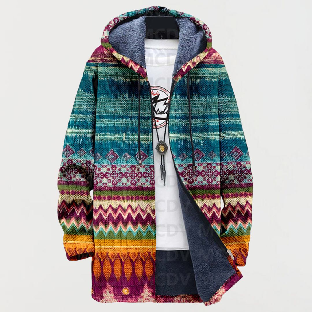 Clara – Jacket with Ethnic Pattern