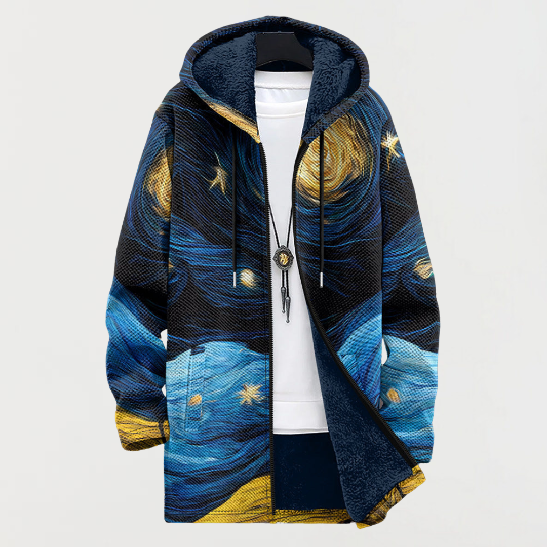 Amelie – Jacket with Starry Sky Pattern
