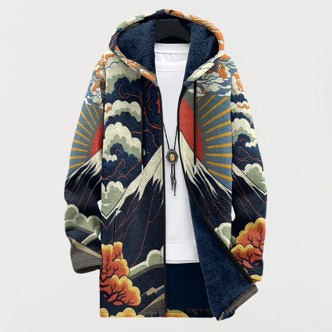Marie – Jacket in Mountain Morning Design