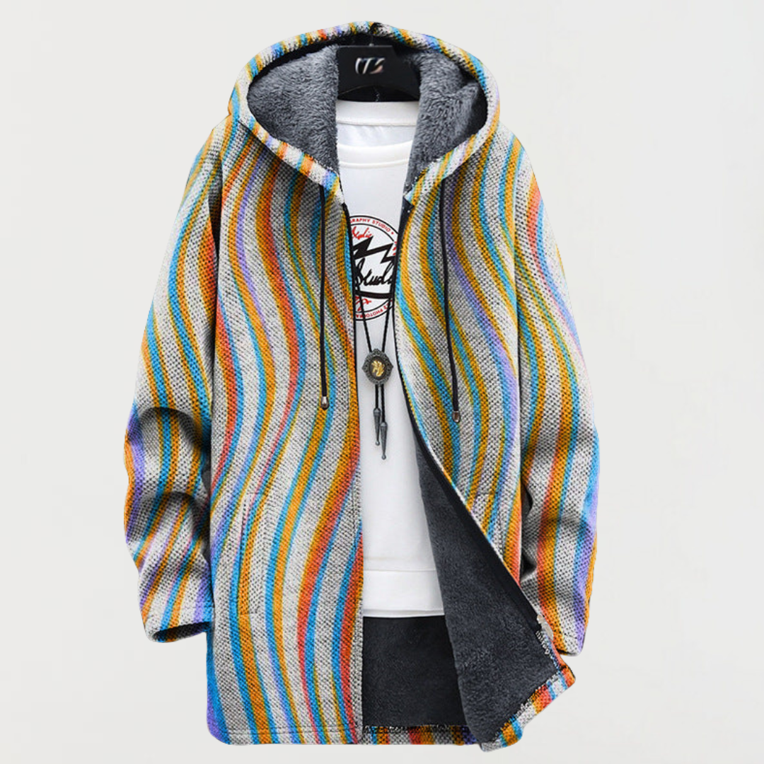 Frieda – Jacket with Wavy Stripes