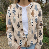 Grace - Cozy Cat Cardigan