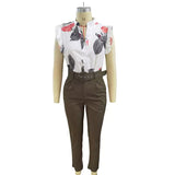 Marie | Elegant Set with Wing Sleeves