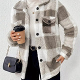 Frieda | Elegant Striped Fleece Jacket