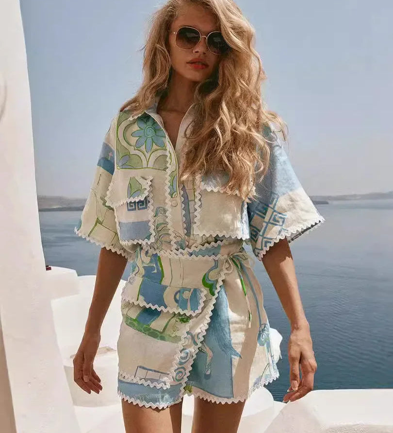 Paula | Chic Patchwork Set