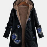 Sage – Sherpa Jacket with Tribal Pattern