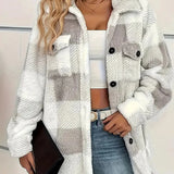 Frieda | Elegant Striped Fleece Jacket