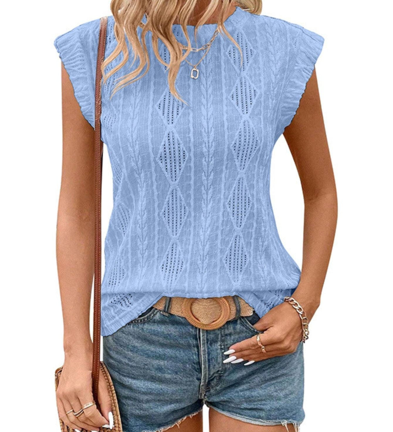 Delice - Women Lightweight Knit Chic Tee