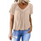 Kathleen - Women Casual V-Neck Top