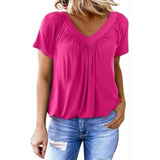 Kathleen - Women Casual V-Neck Top