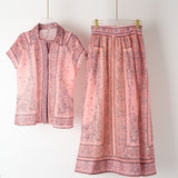 Magdalena | Printed Two-Piece Boho Set