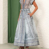 Magdalena | Printed Two-Piece Boho Set