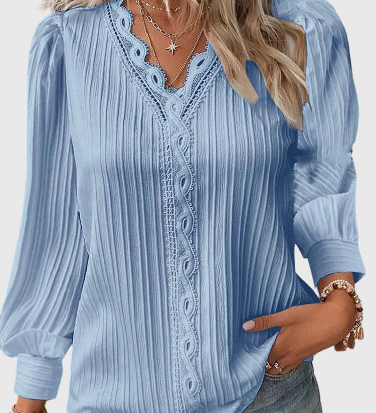 Andrea - Elegant Pullover Blouse