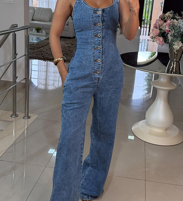 Heidi - Denim Jumpsuit