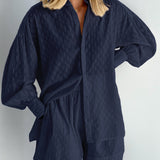 Marlene | Lightweight Blouse and Shorts Set