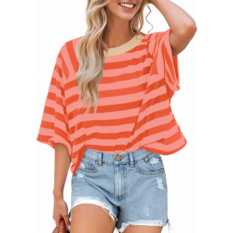 Maosie - Trendy Loose Fit Summer Crewneck Top