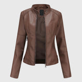 Helene | Elegant Women's Leather Jacket
