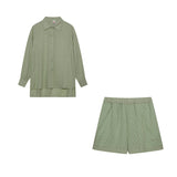 Marlene | Lightweight Blouse and Shorts Set