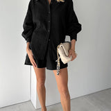 Marlene | Lightweight Blouse and Shorts Set