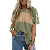 Lenix - Everyday Breathable Stripe Crewneck