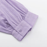 Theresa | Airy Set of Button-Up Blouse and Shorts
