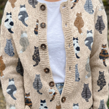Grace - Cozy Cat Cardigan