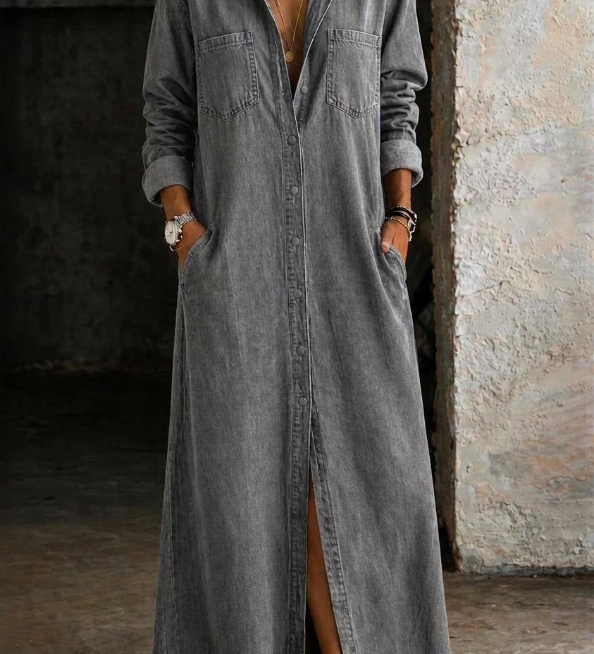 Delana - Button Down Dress