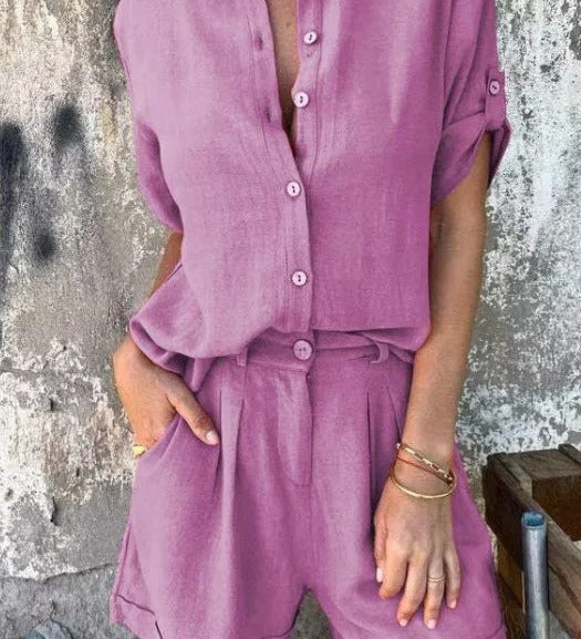 Magdalena | Airy Buttoned Set