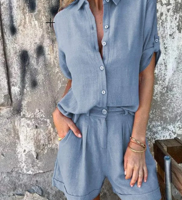 Magdalena | Airy Buttoned Set